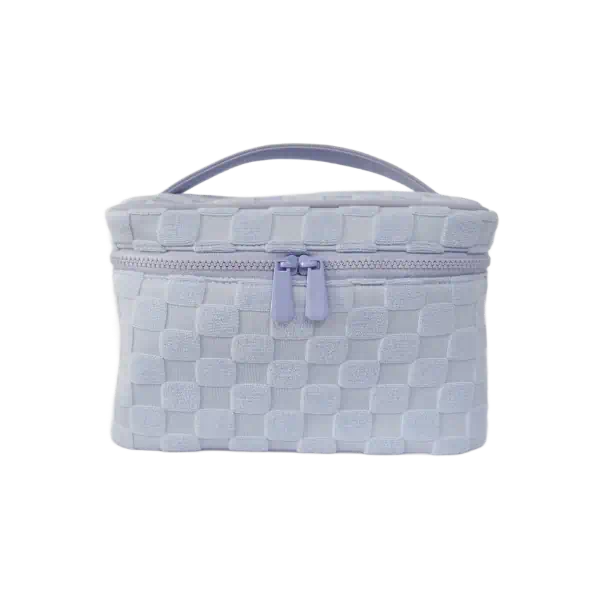 女孩們馬卡龍提花化妝包旅行化妝盒